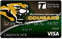 NORTHVIEW COUGARS SPIRIT CARD