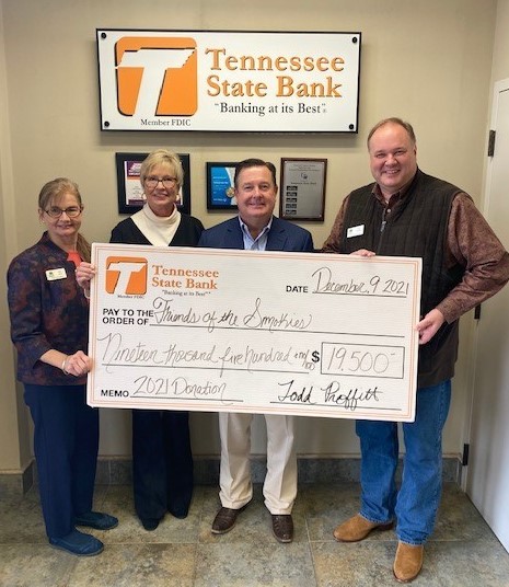 Friends of the Smokies - Donation from the Robert Tino Charity Cards.